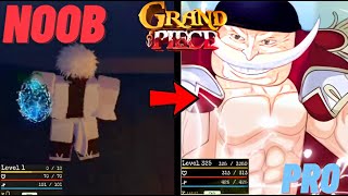 GPO Starting Over As A Noob And Becoming Pro With Gura In Grand Piece Online Part 1 [upl. by Nelyak243]