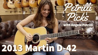 Petrilli Picks 2013 Martin D42  Normans Rare Guitars [upl. by Elamef]