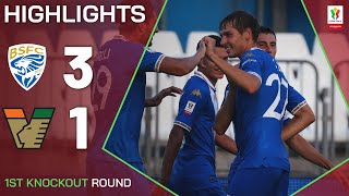 BRESCIAVENEZIA 31  HIGHLIGHTS  Olzer shines for Brescia  Coppa Italia Frecciarossa 202425 [upl. by Kcorb]