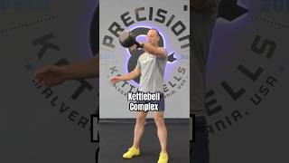 Kettlebell Complex  Swing Clean Curtsy Lunge kettlebellworkouts [upl. by Aneras545]