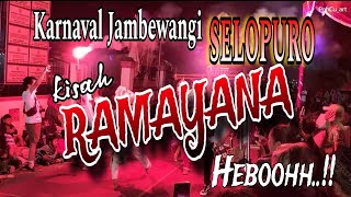 Karnaval Desa Jambewangi Selopuro dengan Temaquot RAMAYANAquot sangat kreatif dan menghibur karnaval [upl. by Harlin389]