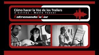 QUIERES TU VOZ COMO La Voz de los Trailers   Avances de Películas [upl. by Sej]