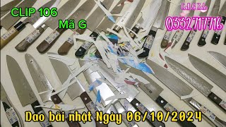 Clip số 106 Mã G  0332717716  Damascus VG10  Nashiji  Misono UX10  Thép giấy xanh [upl. by Nett]