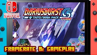 DARIUSBURST CS CORE  TAITOSEGA Pack  Nintendo Switch  Framerate amp Gameplay [upl. by Eppesuig836]