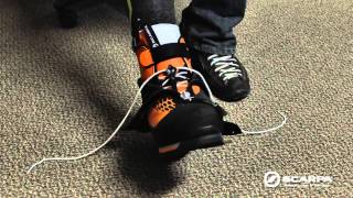 SCARPA Phantom Boots Lacing and Maintenance [upl. by Amairam]