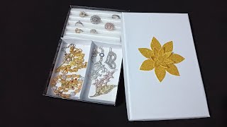 Jewellery organizer box making at homeEasy jewellery box [upl. by Radek]