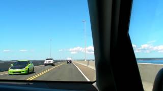 Crossing The Confederation Bridge To PEI 2012 [upl. by Nnylsor451]