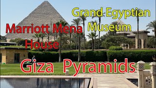 Marriott Mena House Cairo Giza Pyramids Grand Egyptian Museum [upl. by Reinaldos]