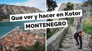 10 Cosas Que Ver y Hacer en Kotor Montenegro Guía Turística [upl. by Papagena]