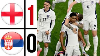 Serbia vs England 10 EURO 2024 Extended Highlights Goals  Jude Bellingham Goal vs Serbia [upl. by Ardiek]