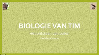 Biologie van Tim  Het ontstaan van cellen bovenbouw [upl. by Holder1]