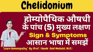 Chelidonium Homoeopathic Medicine Explained By Dr Hande  Fatty Liver  stone  Jaundice [upl. by Hilten]