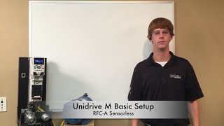 Control Techniques  Unidrive M RFCA Sensorless Keypad Setup [upl. by Moe173]