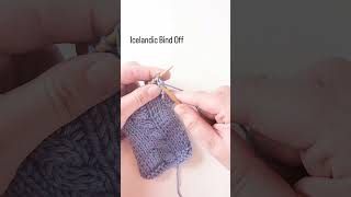 Icelandic Bind Off [upl. by Farrison]