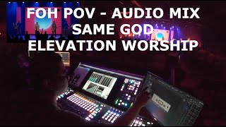 Same God  Elevation Worship  POV LIVE Audio Mix [upl. by Mairem]