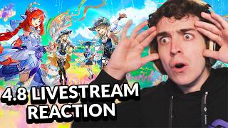 NATLAN IS HERE I CANT BELIEVE IT 48 LIVESTREAM REACTION  Genshin Impact [upl. by Goldia]