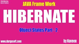 Hibernate tutorial  Object States Part  2 by Naveen [upl. by Candi]