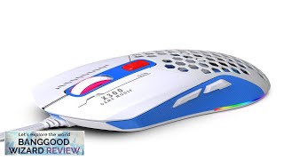 HXSJ X300 Wired Gaming Mouse RGB 12007200DPI 6Key Macro Programming Ergonomics USB Review [upl. by Casteel592]