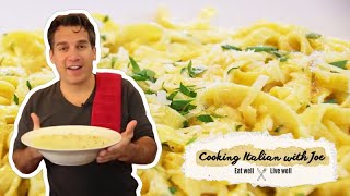 Worlds Best Fettuccine Alfredo  Cooking Italian with Joe [upl. by Eng865]