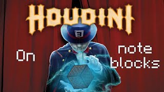 Eminem  Houdini on minecraft noteblocks [upl. by Carder]