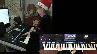 Happy Xmas Registration Siegfried Meyer played by Verenice Heitsch 9 Jahre Yamaha Genos Deluxe [upl. by Aikimat]