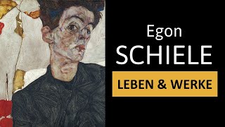 EGON SCHIELE  Leben Werke amp Malstil  Einfach erklärt [upl. by Anaik466]