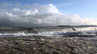 SaintMalo  Vidange et marée montante de la Piscine de Bon secours 2013 PART 3 [upl. by Hamachi]