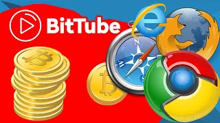 Gagne des Cryptos en surfant sur le WEB   Présentation BiTube [upl. by Norrat]