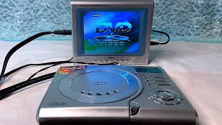 Back To The 2000s Portable Sony DVD player for watching movies [upl. by Erbma355]