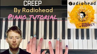 Creep by Radiohead InDepth Piano Tutorial [upl. by Issie430]