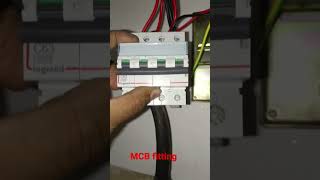 MCB replace new MCB legrand MCB fitting [upl. by Acnoib]