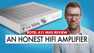 A GREAT AMPLIFIER to Get Started in HIFI  ROTEL A11 MKII Review [upl. by Aryam]