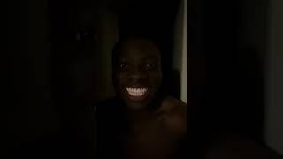 Black man laughing in the dark [upl. by Aerbua549]