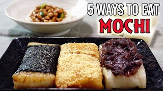 MOCHI 5 WAYS EASY RECIPES [upl. by Iahcedrom]