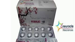 FEBULIC 40 Tablets Febuxostat Tablets 10 mg [upl. by Willy]