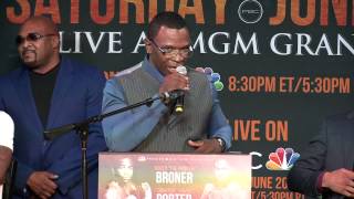 kenny porter on fighting adrine broner  EsNews [upl. by Tchao]