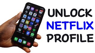 How to Unlock Your Profile on Netflix [upl. by Lindo]