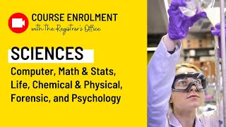 Course Enrolment Webinar Sciences [upl. by Karas]