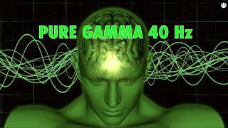 Pure Gamma Waves 40 Hz For Peak Concentration 🧘🏼‍♂️ Intense Focus 🎯 Problem Solving 💡 [upl. by Idell938]