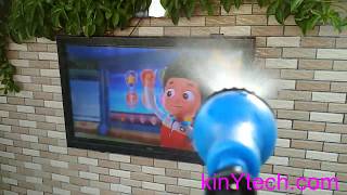 Outdoor TV Cabinet Enclosure Case waterproof Test  DIY weatherproof Outdoor TV [upl. by Va]