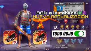 SENSIBILIDAD COMPLETA LA MEJOR CONFIGURACIÓN para DAR TODO ROJO en FREE FIRE 2024 [upl. by Laro741]