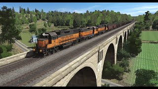 Trainz Runby PampB Coal Drag TRS22 Test [upl. by Arratoon]