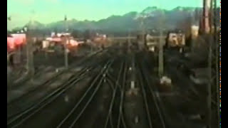 Bahnhof Rosenheim im Dezember 19882 Züge nach Holzkirchen und Wasserburg [upl. by Kiker]