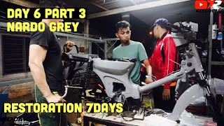 Day 6 Part 3 Restore Honda C70 in 7Days  TylooRacing Gang Hustle [upl. by Devin]