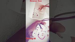 Power Socket Connecting 😭▶️  Board Connection Fittings electrical [upl. by Nahtaoj]