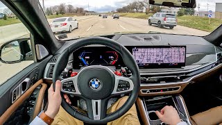 2024 BMW X5M Competition  Twin Turbo V8 Morning Commute [upl. by Elbas25]