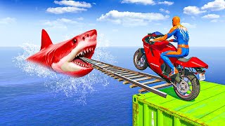 GTA 5 EPIC RAGDOLL SHOW SpiderMan vs Color Minion Falls amp Fails  LIVE GTA V [upl. by Werby771]