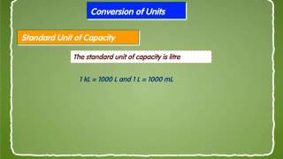 Conversion of Units of length mass and capacity [upl. by Eleanore]