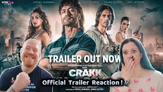 CRAKK Official Trailer Reaction Vidyut Jammwal Amy Jackson Arjun Rampal Nora Fatehi [upl. by Dominus]