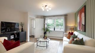 Barratt Homes Mewstone 3 bedroom show home [upl. by Sirak]